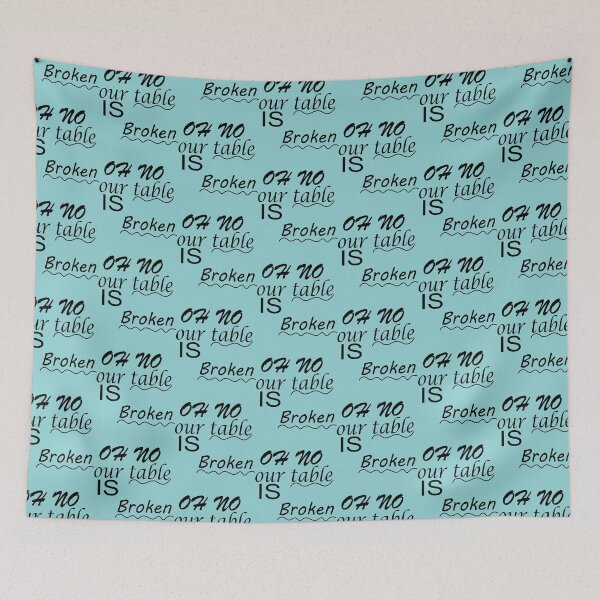 Item preview, Oh no, nuestra mesa está rota. designed and sold by Chloefusion.