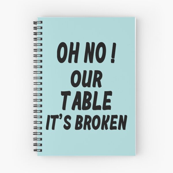 Item preview, oh no our table is broken designed and sold by Chloefusion.
