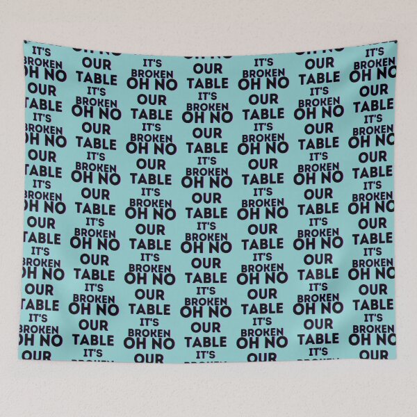 Item preview, Oh no, nuestra mesa está rota designed and sold by Chloefusion.