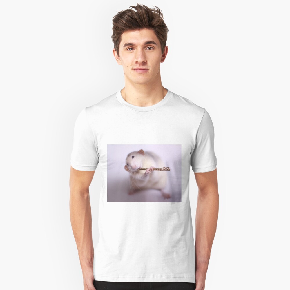 Playing the flute Slim Fit T-Shirt