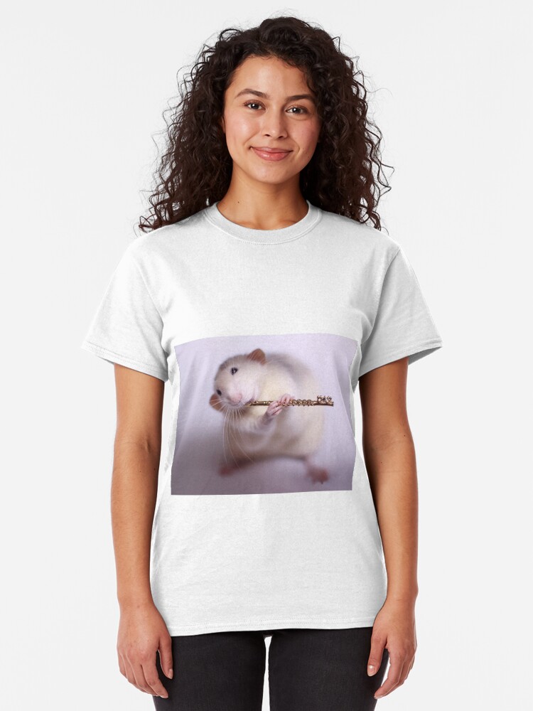 Alternate view of Playing the flute Classic T-Shirt