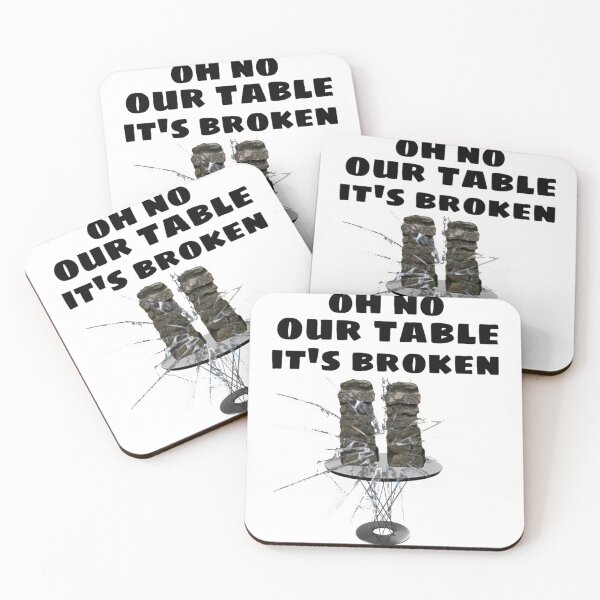Item preview, OH NO OUR TABLE IT_S BROKEN designed and sold by Chloefusion.