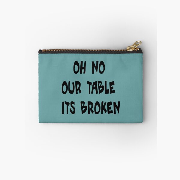 Item preview, oh no our table its broken  designed and sold by Chloefusion.