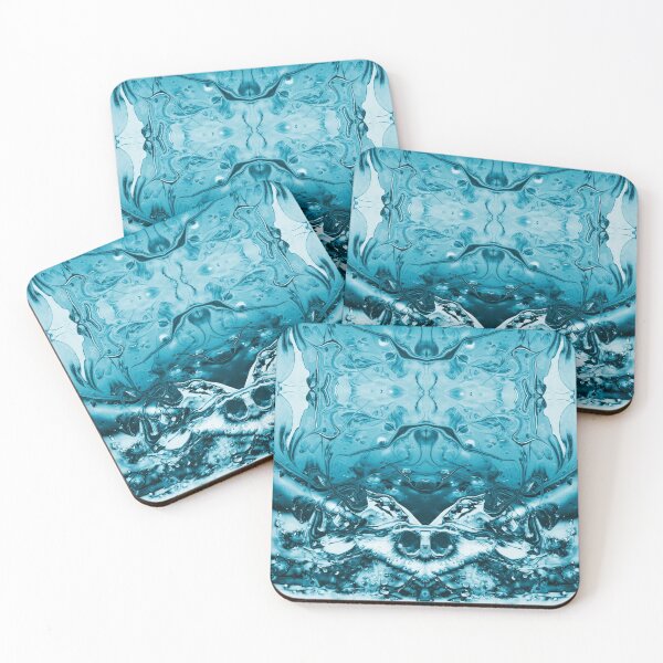 Item preview, Symmetry with monsters in blue designed and sold by Psilographics.