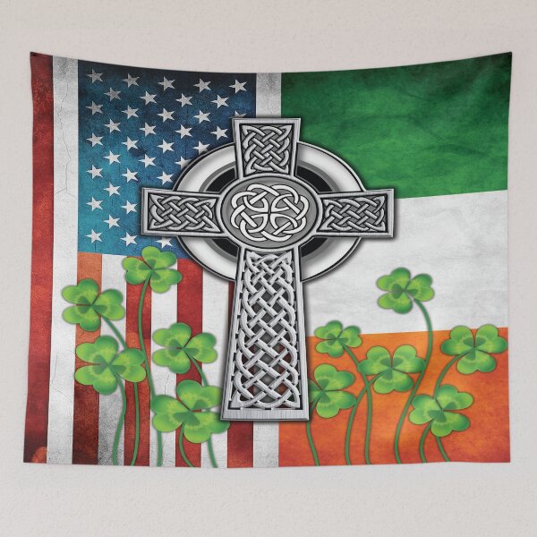 Item preview, Irish - Flag USA & Ireland  designed and sold by AlyssoCharm.