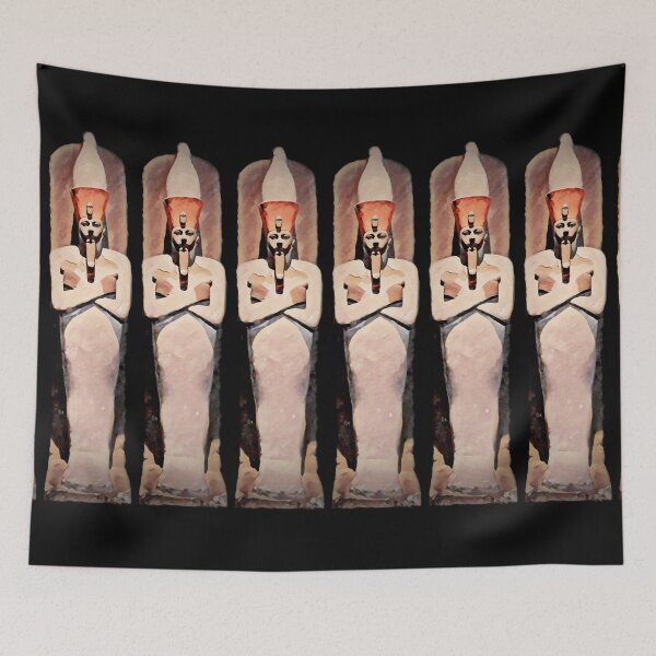 Item preview, Osirid statue of Amunhotep I in gothic painting style designed and sold by DotorEaon.