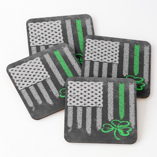 Item preview, Irish Shamrock American Flag designed and sold by AlyssoCharm.