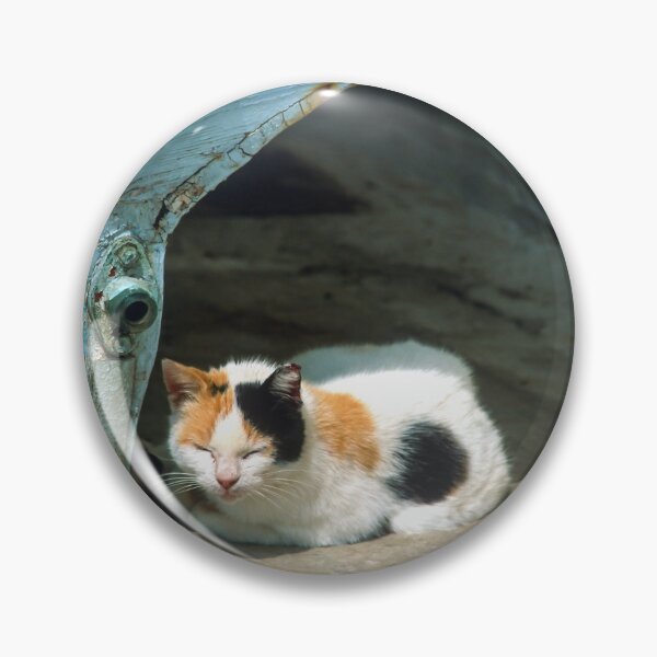 Item preview, Cats of the Cyclades - Sunlover designed and sold by Sue McLeod.