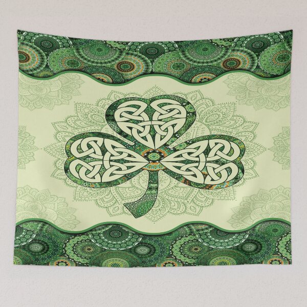 Item preview, Irish Sharmrock Celtic Mandala designed and sold by AlyssoCharm.
