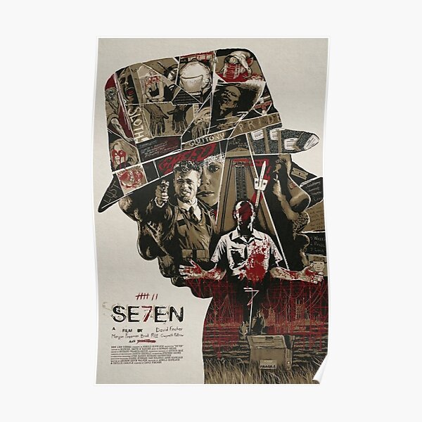 218106 Seven Se7en Movie GLOSSY POSTER FR 218106 Seven Se7en Movie GLOSSY POSTER FR