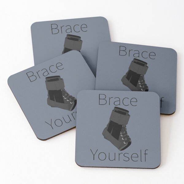 Item preview, Brace Yourself (Black Ankle Brace) designed and sold by nklange240.