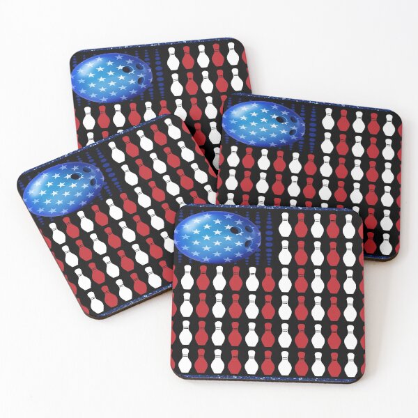 Item preview, Bowling - Ball & Pins Flag designed and sold by AlyssoCharm.
