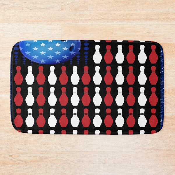 Item preview, Bowling - Ball & Pins Flag designed and sold by AlyssoCharm.