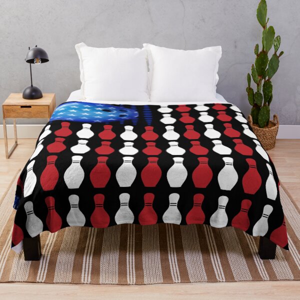 Item preview, Bowling - Ball & Pins Flag designed and sold by AlyssoCharm.