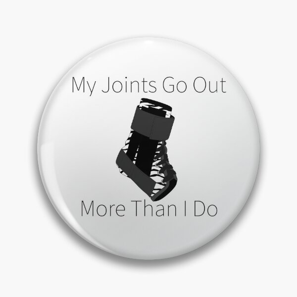 Item preview, My Joints Go Out More Than I Do (Zebra Ankle Brace) designed and sold by nklange240.