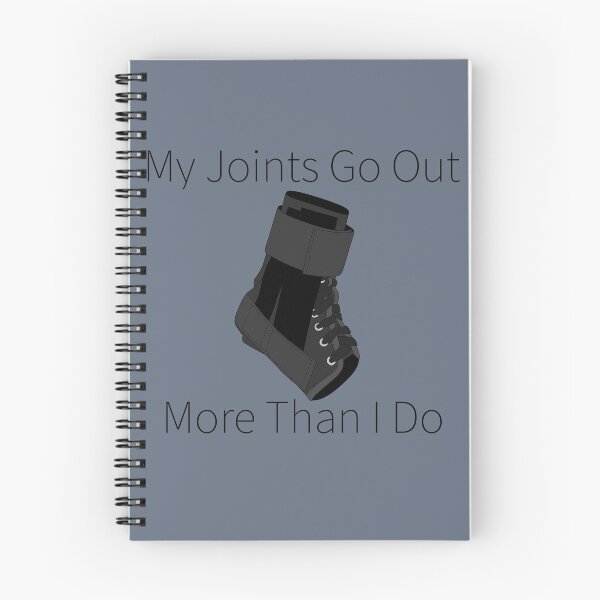 Item preview, My Joints Go Out More Than I Do (Black Ankle Brace) designed and sold by nklange240.