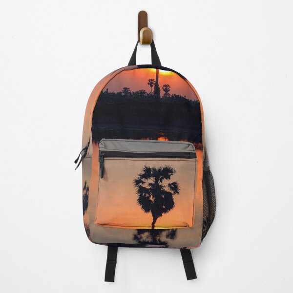 Item preview, Two Palm Tree's Reflection at Sunset in Thailand. designed and sold by Huskyyy Designs.