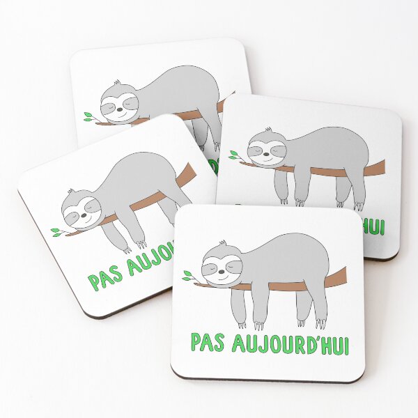Item preview, Paresseux Pas Aujourd'hui designed and sold by gabrielpastor.
