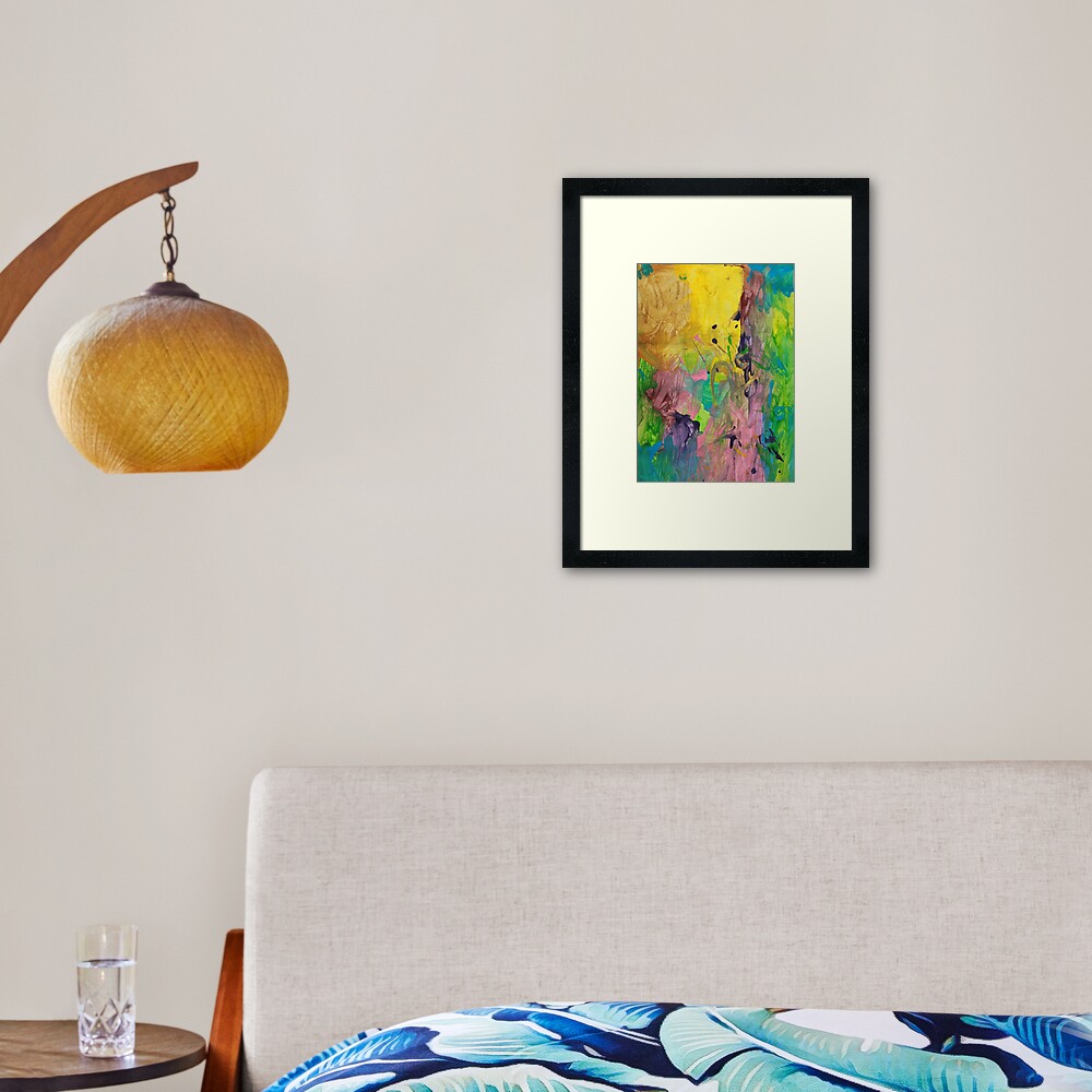 Splashes of Colour Framed Art Print