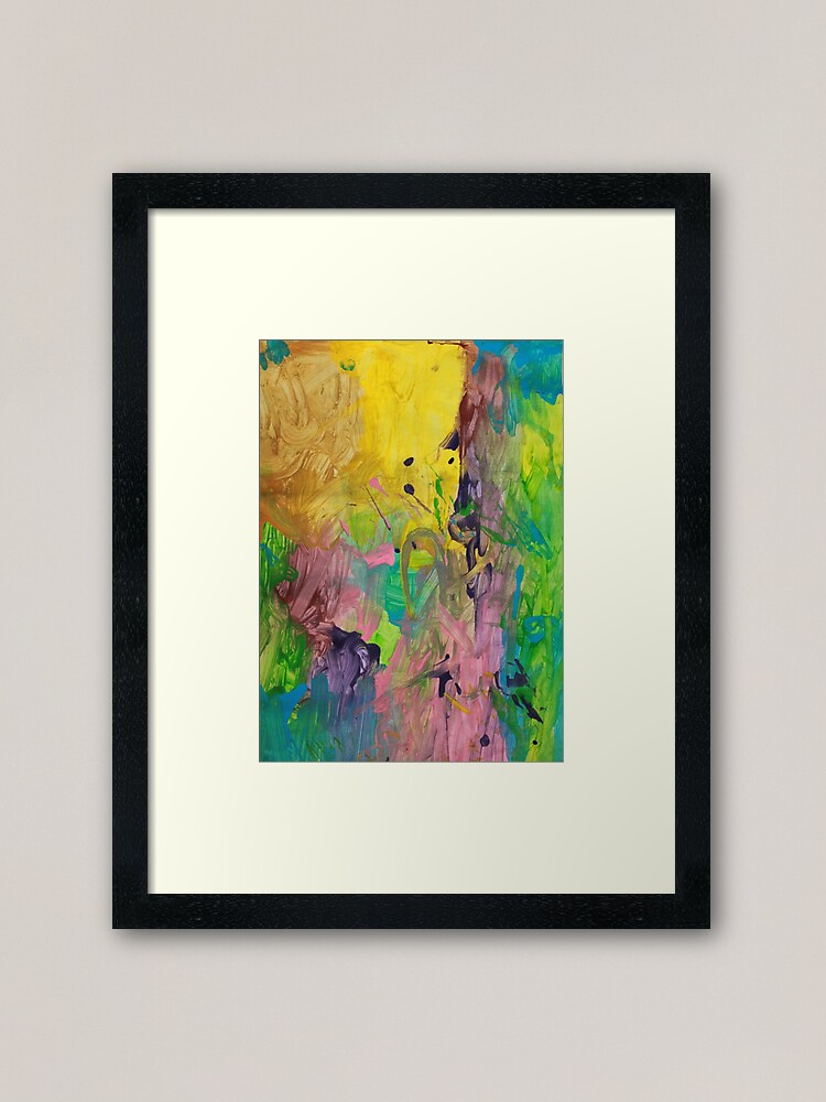Alternate view of Splashes of Colour Framed Art Print