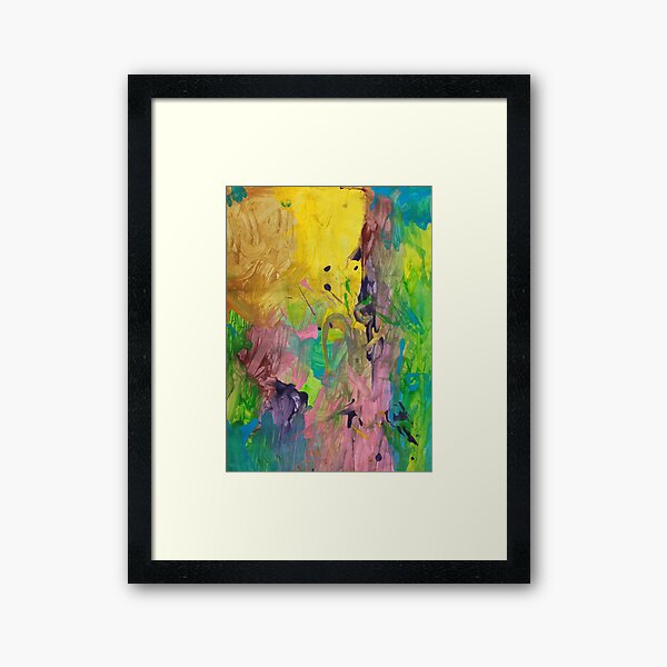 Splashes of Colour Framed Art Print