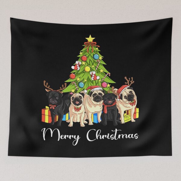 Item preview, PUG DOGS CHRISTMAS TREE designed and sold by Super-Thomas.