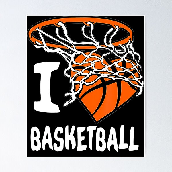 Artikelvorschau, Ich liebe Basketball Mädchen Jungen Jugend Basketballkorb entworfen und verkauft von Basketball78xqz.