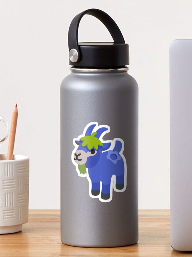 Blueberry hydro store flask with stickers