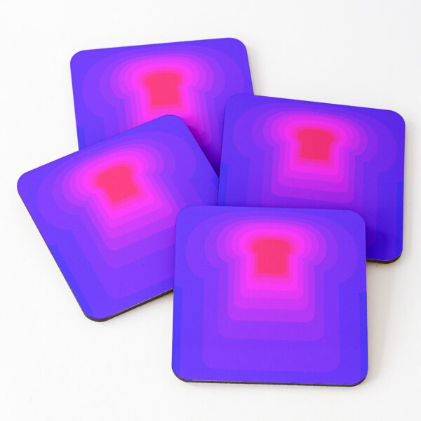 Item preview, 60's/70's Toast Retro Pattern Purple designed and sold by CreatorJam.