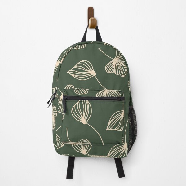 Item preview, Abstract Line Art Leaf Pattern Green designed and sold by Wheimay.