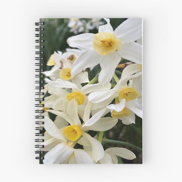 Item preview, White with Yellow Daffodils designed and sold by Amanda JK.