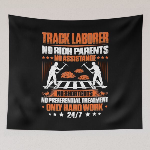 Item preview, Track Laborer Track Layer Railroad Construction designed and sold by Krautshirts.