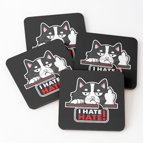 Item preview, Nope-Cat  I hate hate designed and sold by Toony-Stuff.