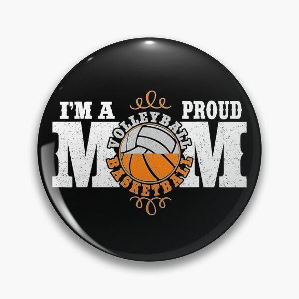 Item preview, Im a Proud Basketball Volleyball Mom  Combined Sports  designed and sold by Basketball78xqz.