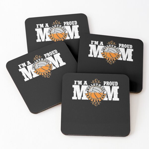 Item preview, Im a Proud Basketball Volleyball Mom  Combined Sports  designed and sold by Basketball78xqz.