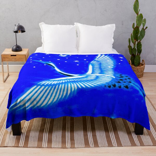 Item preview, Christmas blue cranes designed and sold by Rritu.
