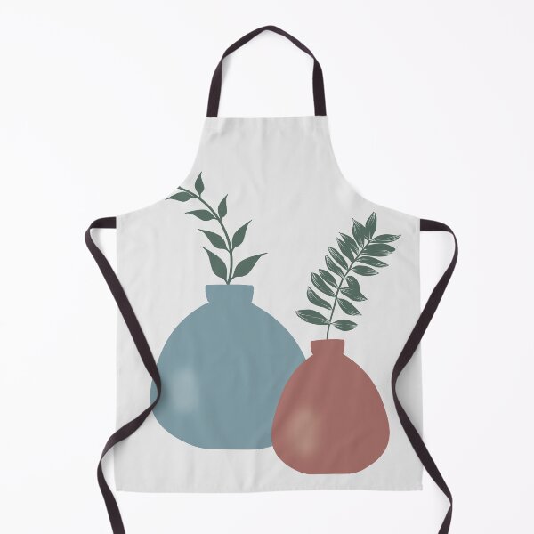 Item preview, Minimal Vases and Green Leaves designed and sold by cerenalkan.