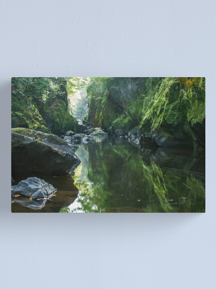 Alternate view of Wales - The Fairy Glen , Betws-y-Coed Canvas Print