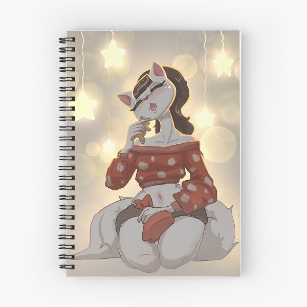 Aperçu de l'œuvre Noël Chat Fille Manger Gingerbread Man Cookie créée et vendue par ScarloomShadowS.