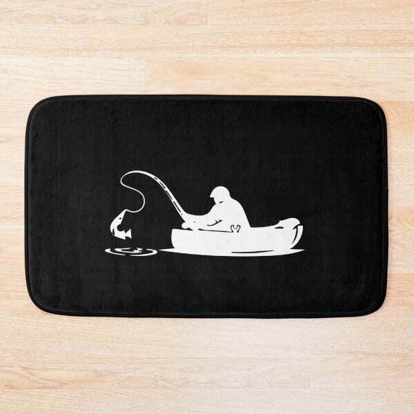 Item preview, Love Fishing Born to go fishing Forced to work Fisherman Stick Figure Holding Fish Bones I love Fishing Art Design Happy Apparel Essential Inspiration Joy Mood Funny designed and sold by DesignByHeartUK.