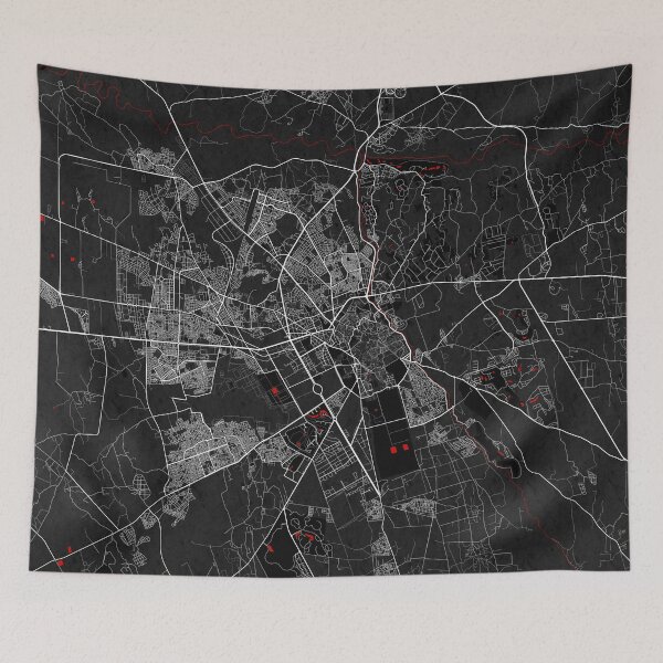 Item preview, Marrakesh City Map of Morocco - Oriental designed and sold by deMAP.