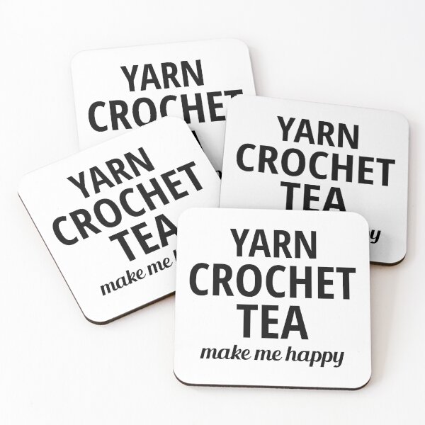 Aperçu de l'œuvre Crochet Crochet Tricot Crocheteur Thé Drôle créée et vendue par CuteDesigns1.