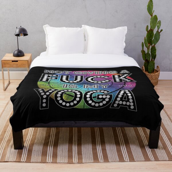 Item preview, Not Giving A F*** is my Yoga! designed and sold by Weirdolight.