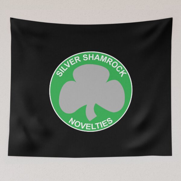 Item preview, Silver Shamrock Novelties Halloween Season of the Witch Retro 80s Horror Movies designed and sold by RandomWeird.