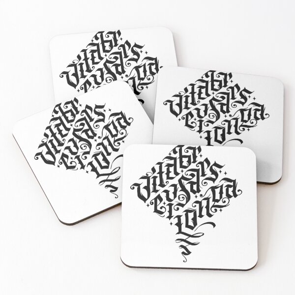Item preview, Ars longa vita brevis gothic calligraphy  designed and sold by Letterelfa.
