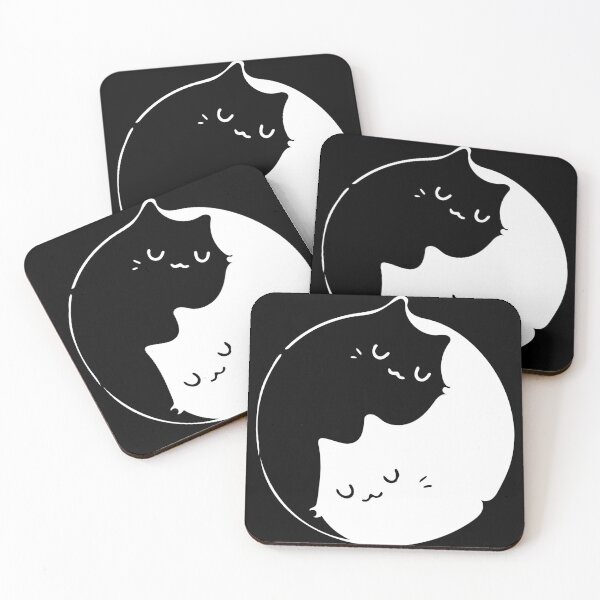 Item preview, Cat Yin Yang Love Cats Pet Lover cute animal Gift Premium Art Apparel Essential Motivation Inspiration Joy Mood  Funny Cat Halloween designed and sold by DesignByHeartUK.