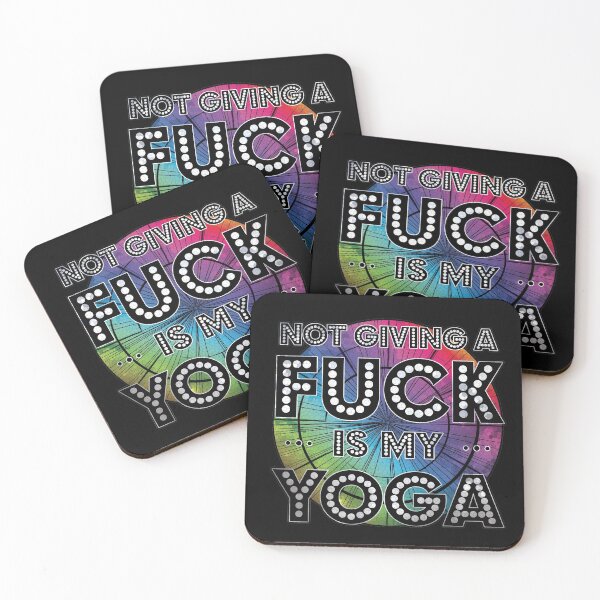 Item preview, Not Giving A F*** is my Yoga! designed and sold by Weirdolight.