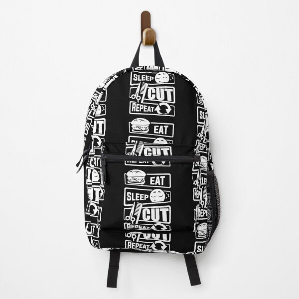 Item preview, Eat Sleep Cut Repeat Hair cut Barber Love Barber Funny Hair Cut Gift Premium Apparel Funny Holiday Xmas designed and sold by DesignByHeartUK.
