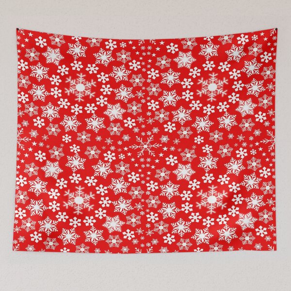 Item preview, Red Snowflakes Christmas Patterns Design 1 designed and sold by ClassyPatterns.