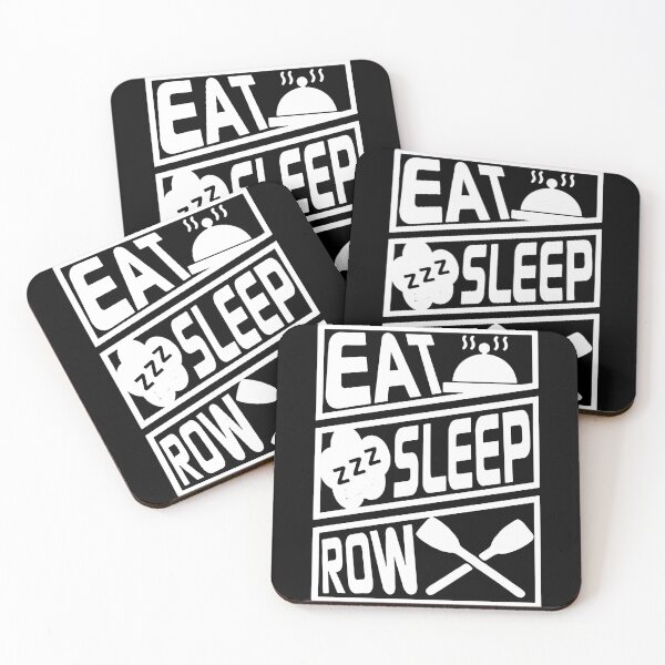 Item preview, ]Eat Sleep row Love Rowing Born to Row Gift Premium Apparel Funny Holiday Xmas designed and sold by DesignByHeartUK.